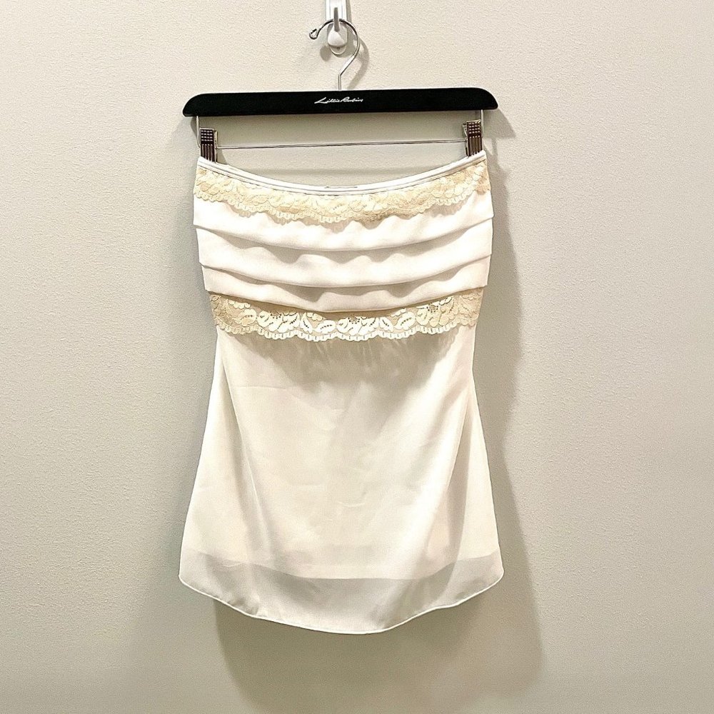White and Beige Intimissimi Top.